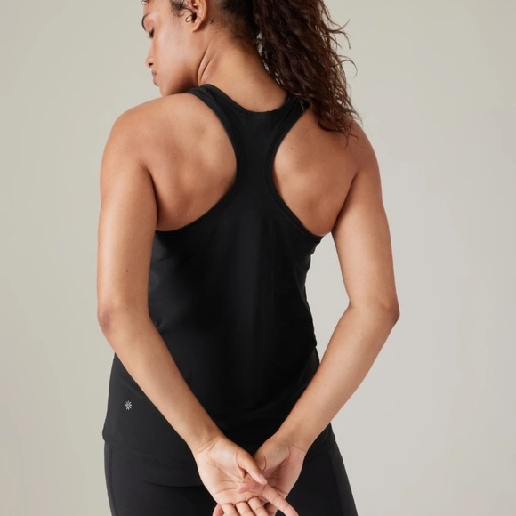 Athleta Scoop Neck Razorback Tank Women’s Size Large - Picture 3 of 8